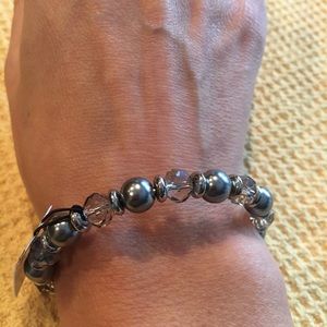 Crystal Cuff Style Bracelet by The Limited